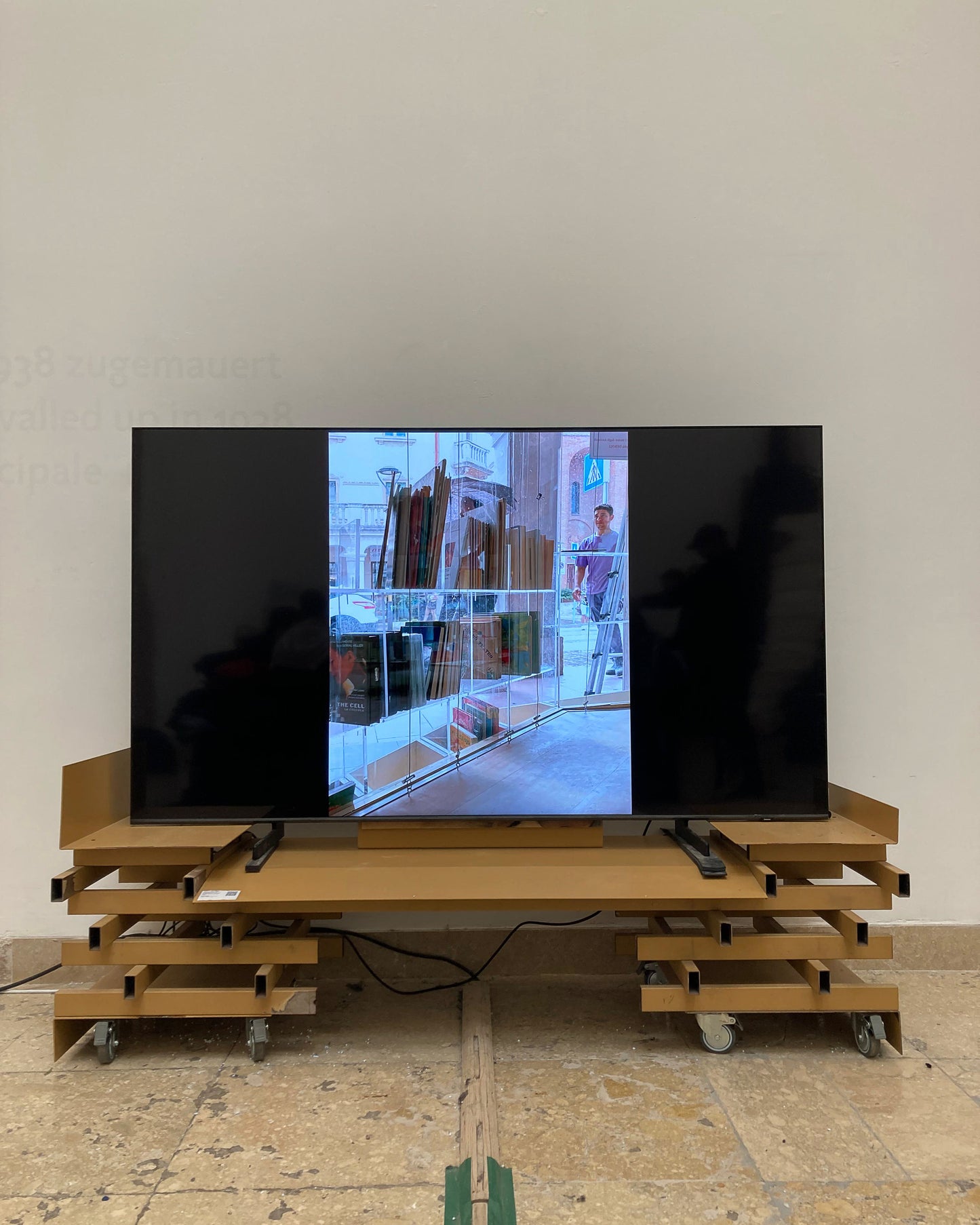 USED UP | Central Pavilion Giardini │ Metal TV Shelf, 5.2