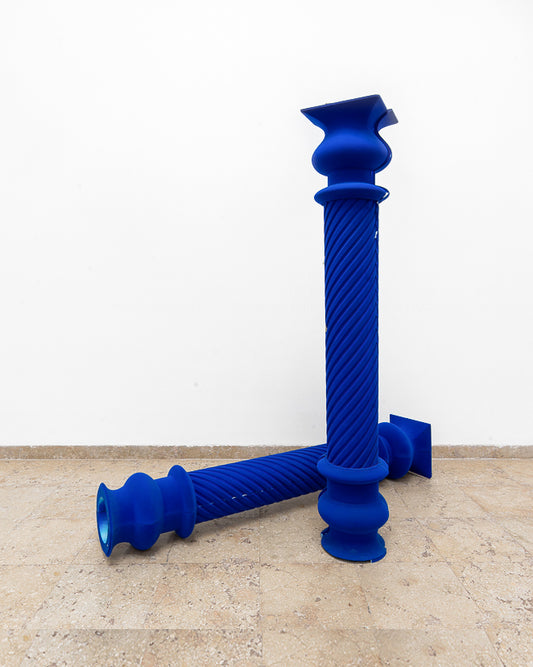 Israeli Pavilion | Blue Polystyrene Columns, 2.15.1