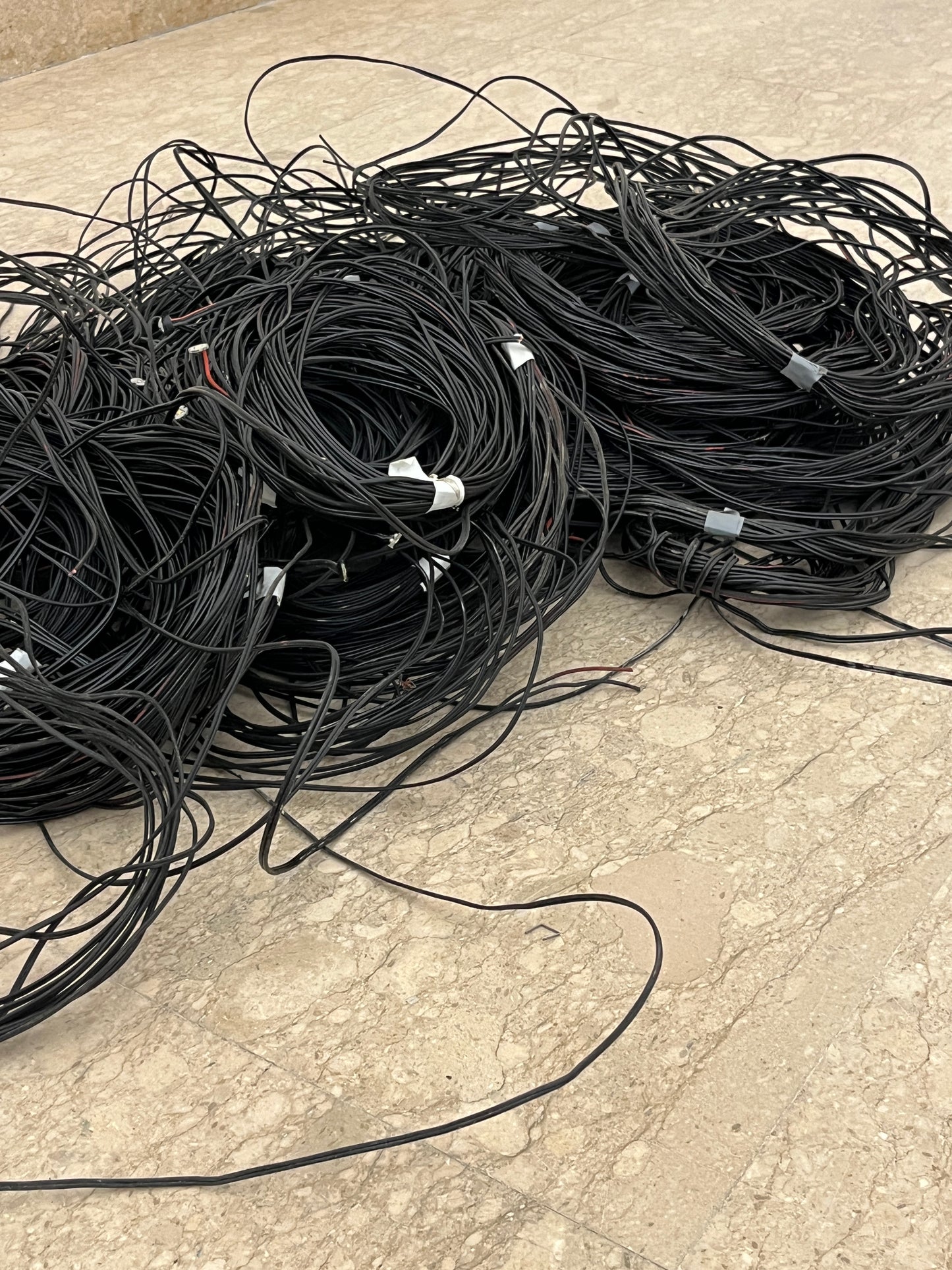 USED UP | Italian Pavilion │ Black Cables, 1.9.14