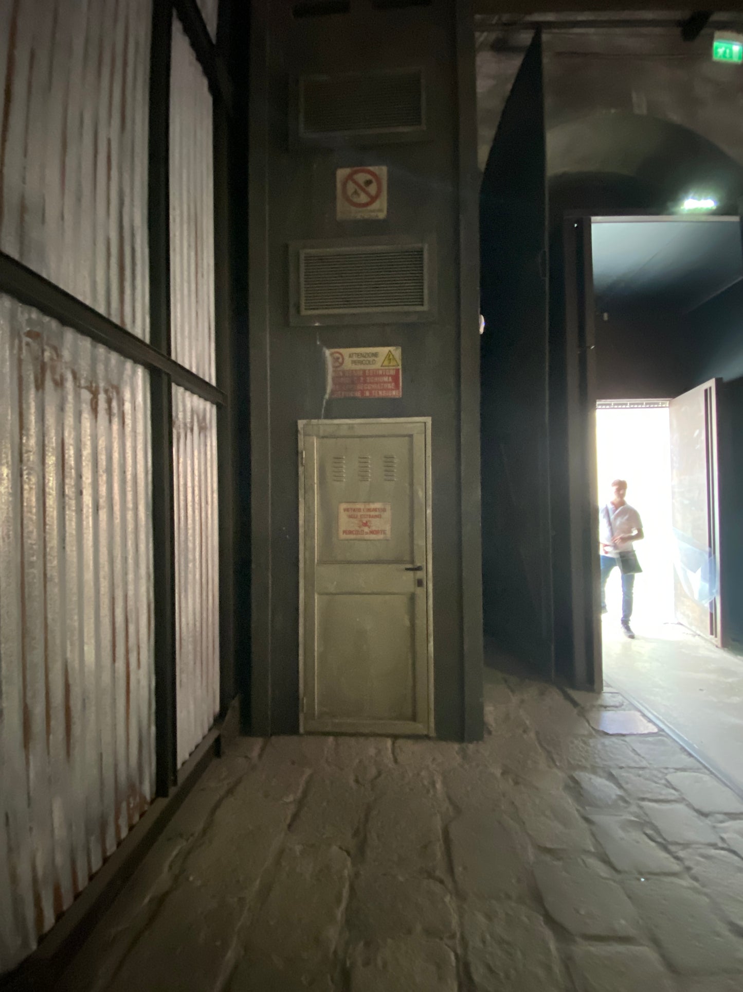 USED UP | Italian Pavilion │ Metal Door, interior, 1.9.7