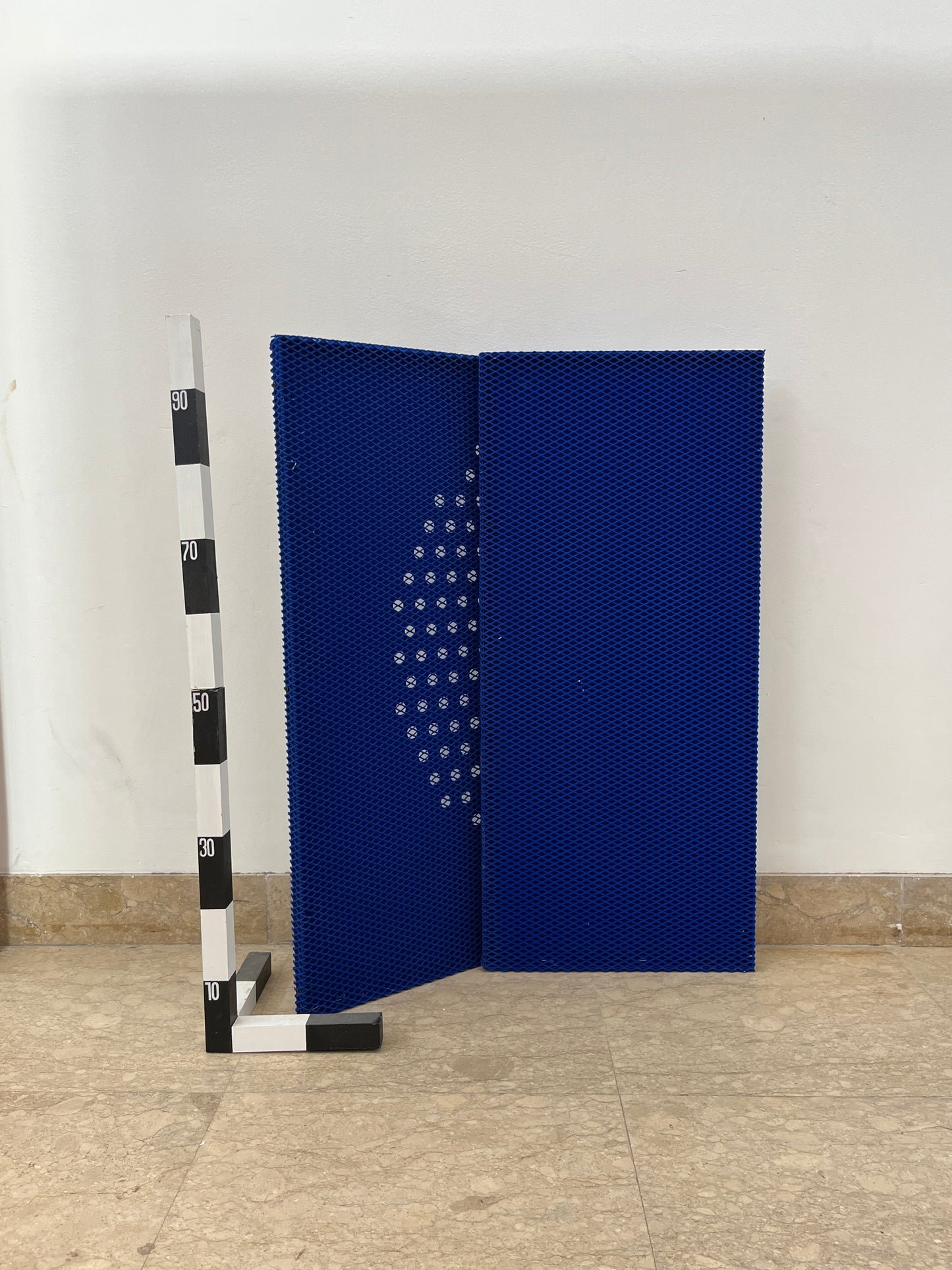 USED UP | Israeli Pavilion | Blue Metal Grids, 2.15.4