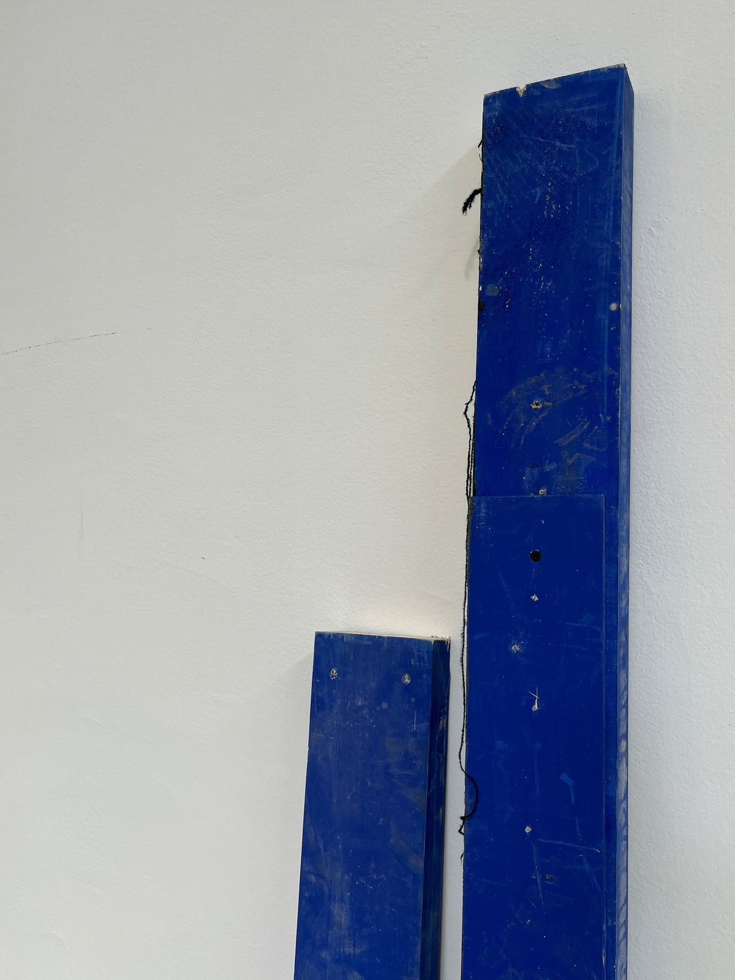 USED UP | Swiss Pavilion | Blue Wooden Beams, 2.23.9
