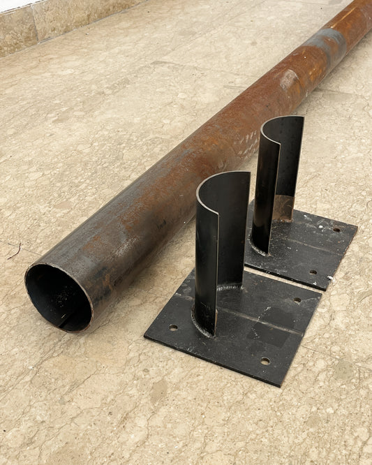 USED UP | Armenian Pavilion │ Steel Feet and pipe , 3.1